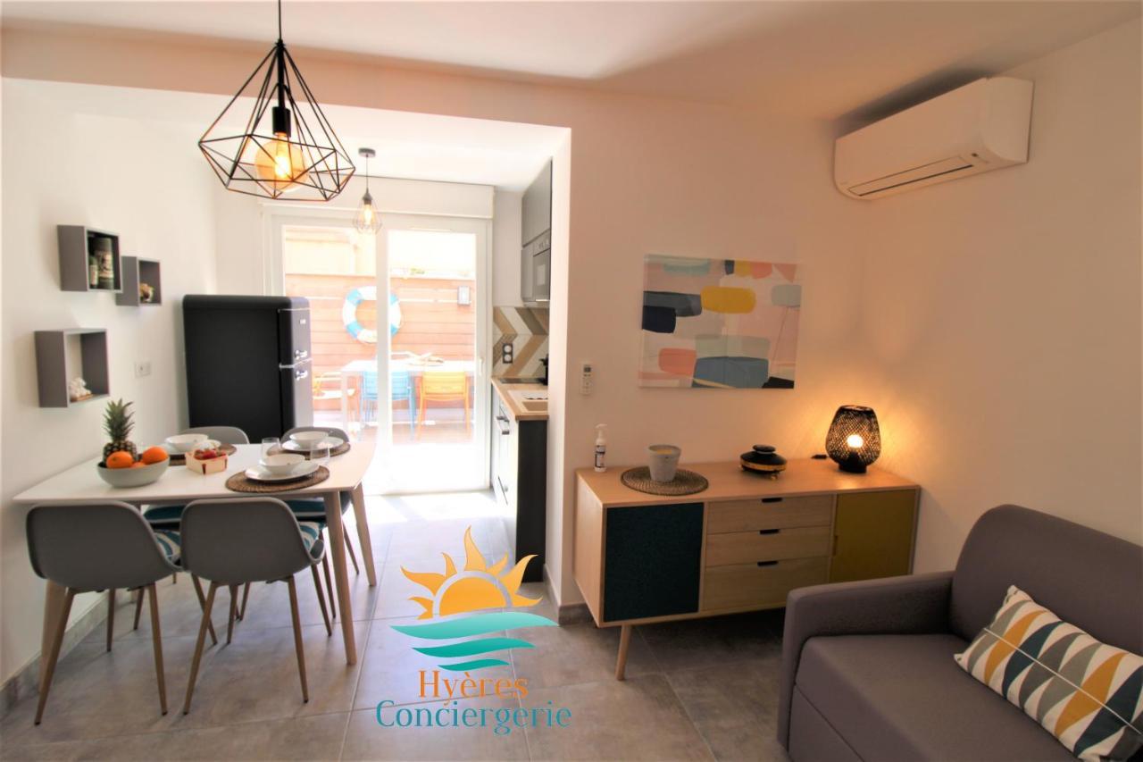 Hyeres-Plage -T2 Neuf Rdj Clim Wifi - La Capte By Hc Διαμέρισμα Εξωτερικό φωτογραφία