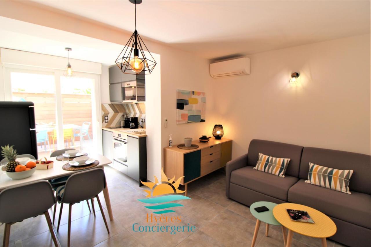 Hyeres-Plage -T2 Neuf Rdj Clim Wifi - La Capte By Hc Διαμέρισμα Εξωτερικό φωτογραφία